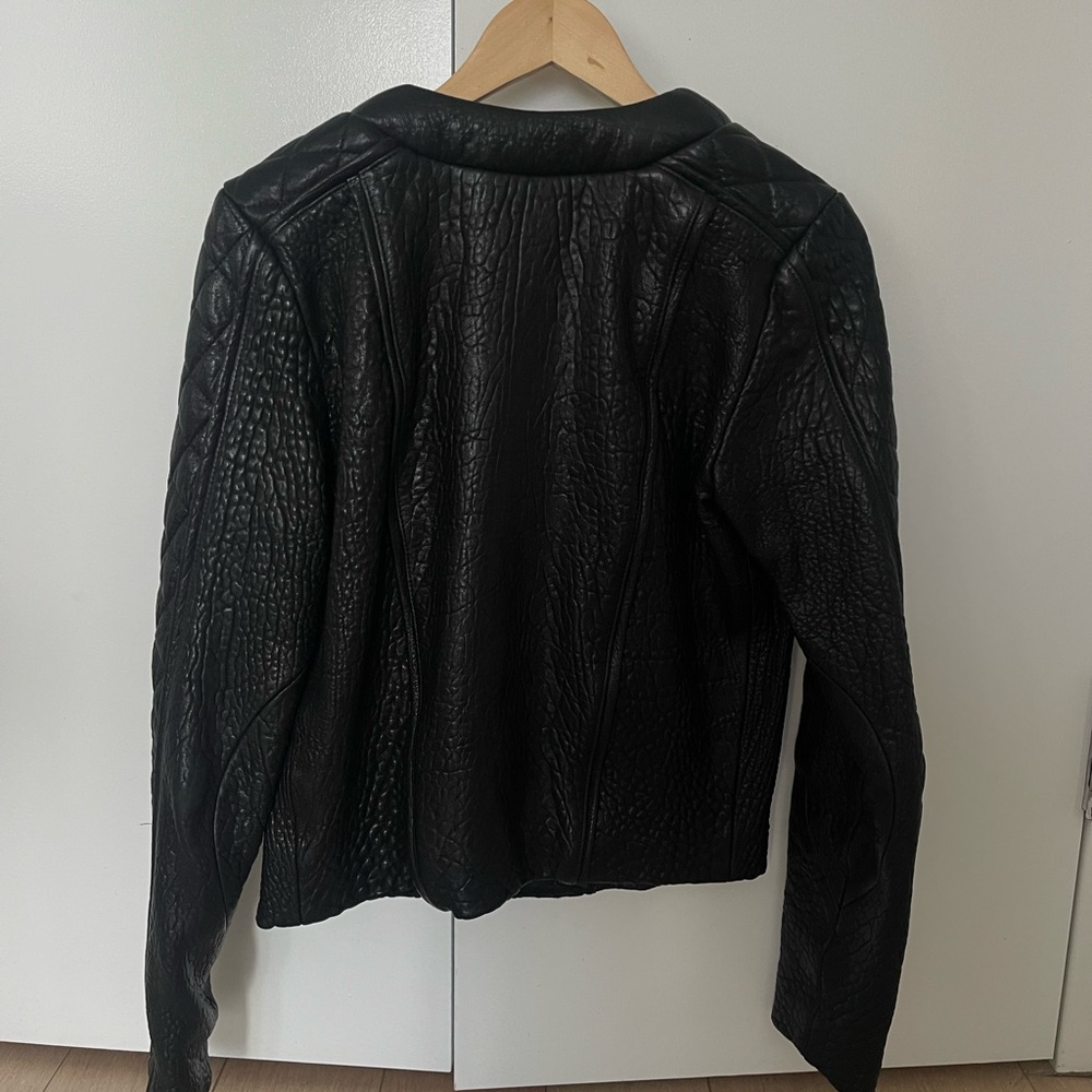 Statement leather jacket - Picture 2 of 5